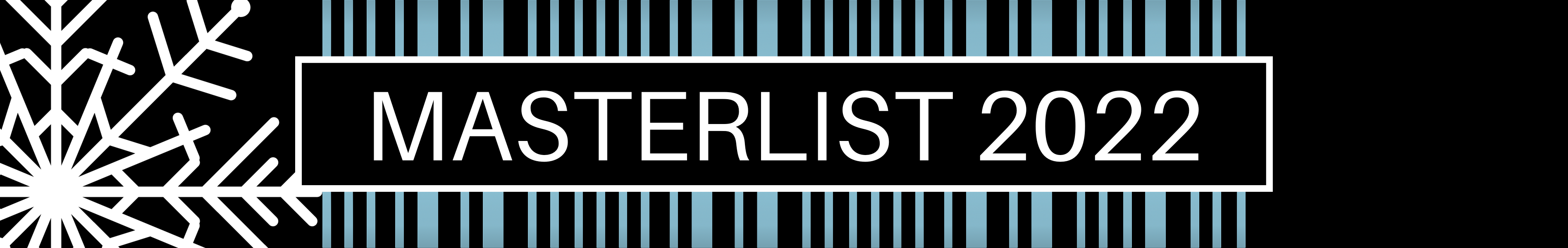Masterlist 2022