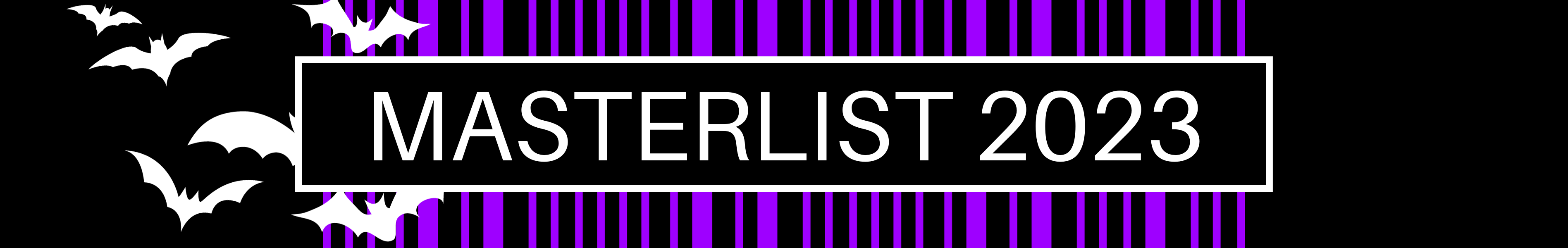Masterlist 2023